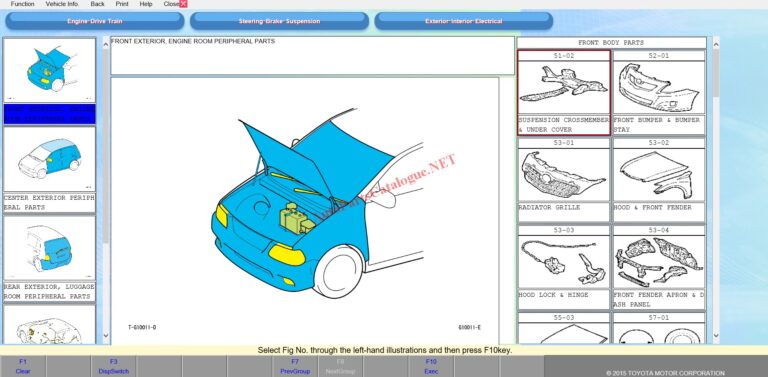 Toyota EPC Online Electronic Parts Catalog