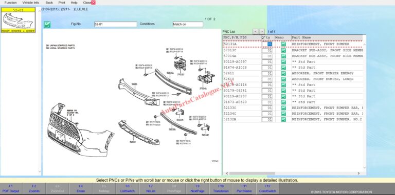 Toyota EPC Online Electronic Parts Catalog