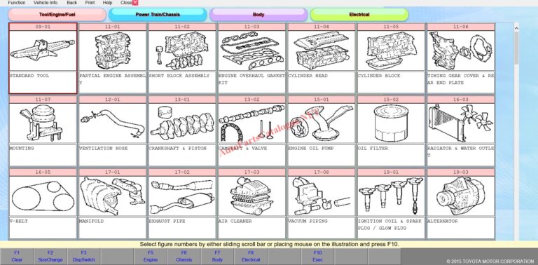 Toyota EPC Online Electronic Parts Catalog