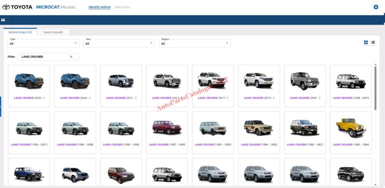 Toyota Microcat EPC Online Parts Catalog
