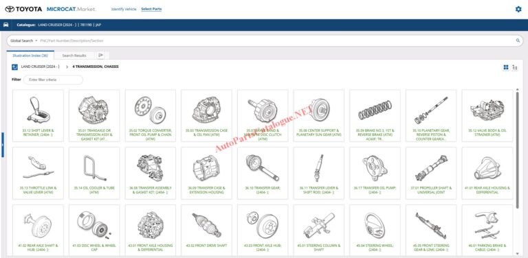 Toyota Microcat EPC Online Parts Catalog