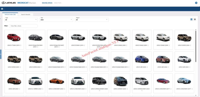 Toyota Microcat EPC Online Parts Catalog